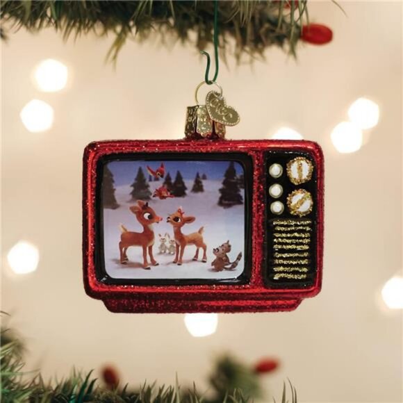 Classic Glass Blown Ornament for Christmas Tree